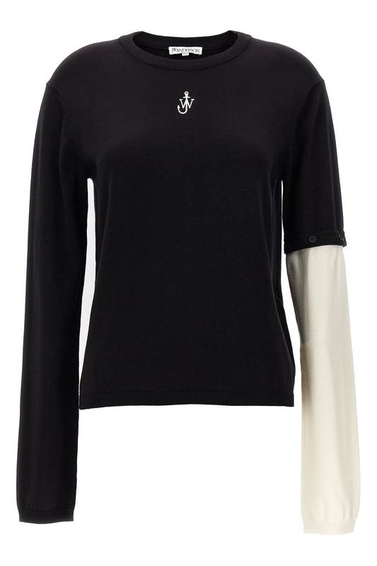 JW Anderson REMOVABLE SLEEVE SWEATER KW1157YN0335999（ニット・セーター・カーディガン） | ジェイダブリュー  アンダーソンのファッション通販 - Stok