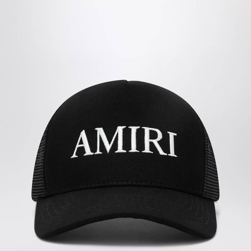 AMIRI Black baseball cap with logo AMHATR1014COQ_AMIRI-001（帽子） | アミリのファッション通販  - Stok