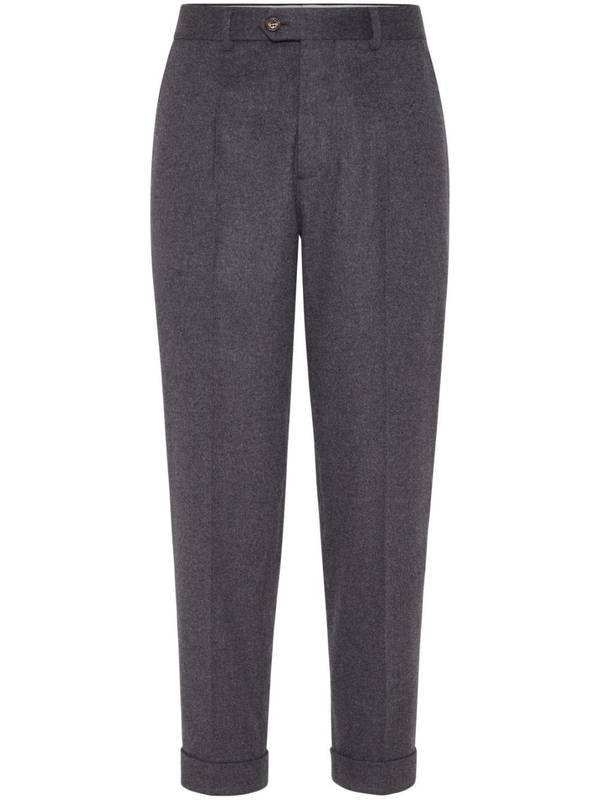 Brunello Cucinelli Trousers Grey MY449L00HC003（パンツ） | ブルネロ・クチネリのファッション通販 -  Stok