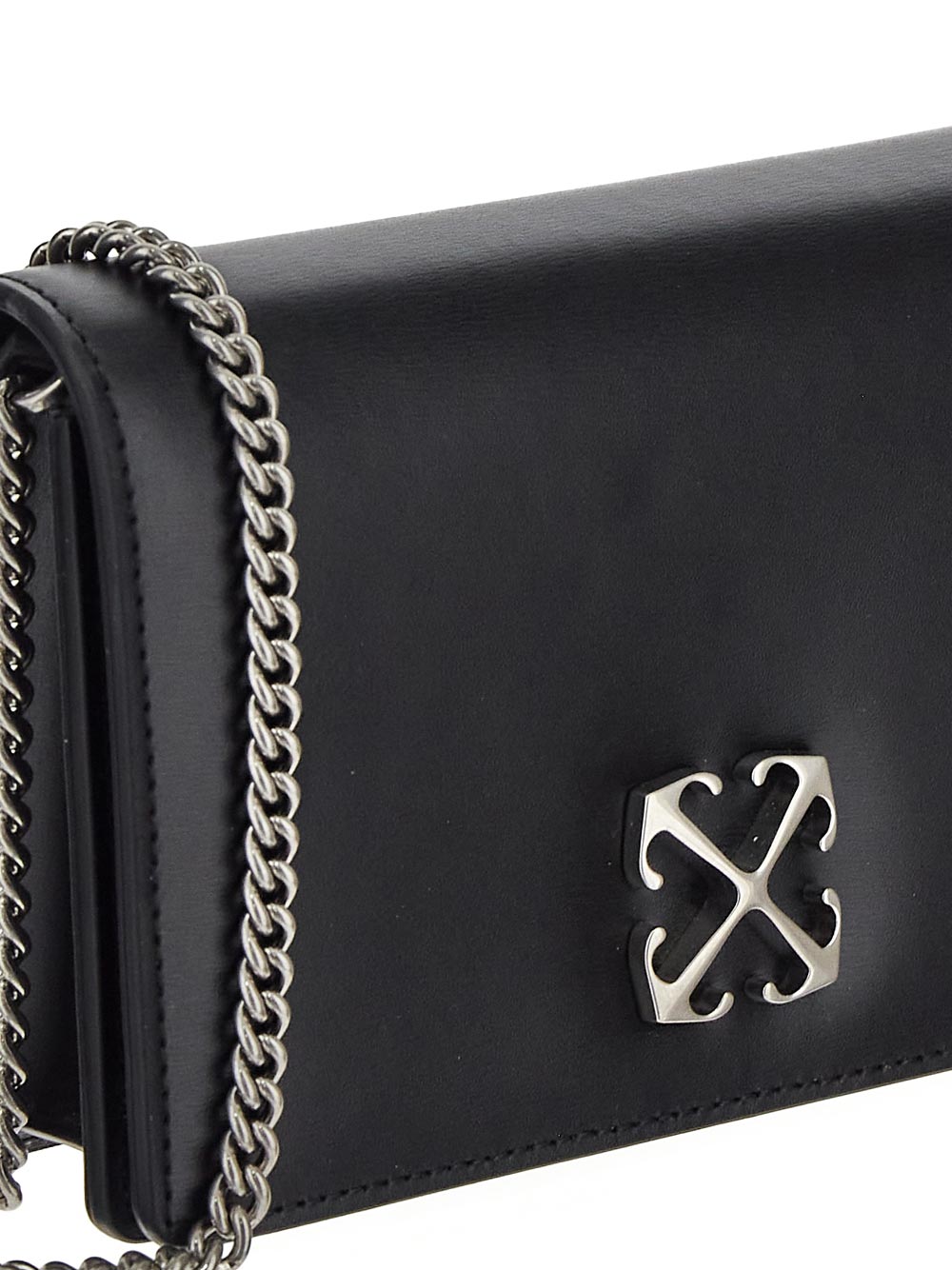 Off-White Crossbody bags black OWNR032C99LEA0011072