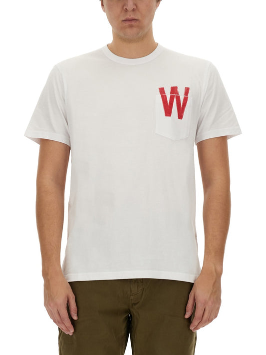 WOOLRICH T-SHIRT WITH LOGO CFWOTE0122MRUT29268041