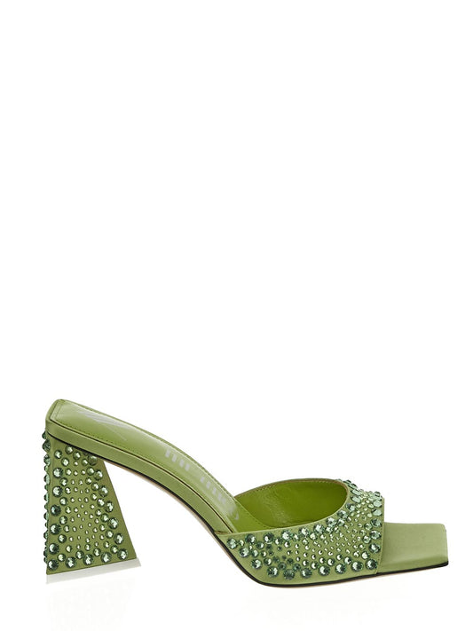 THE ATTICO High heels green 241WS772V015T080