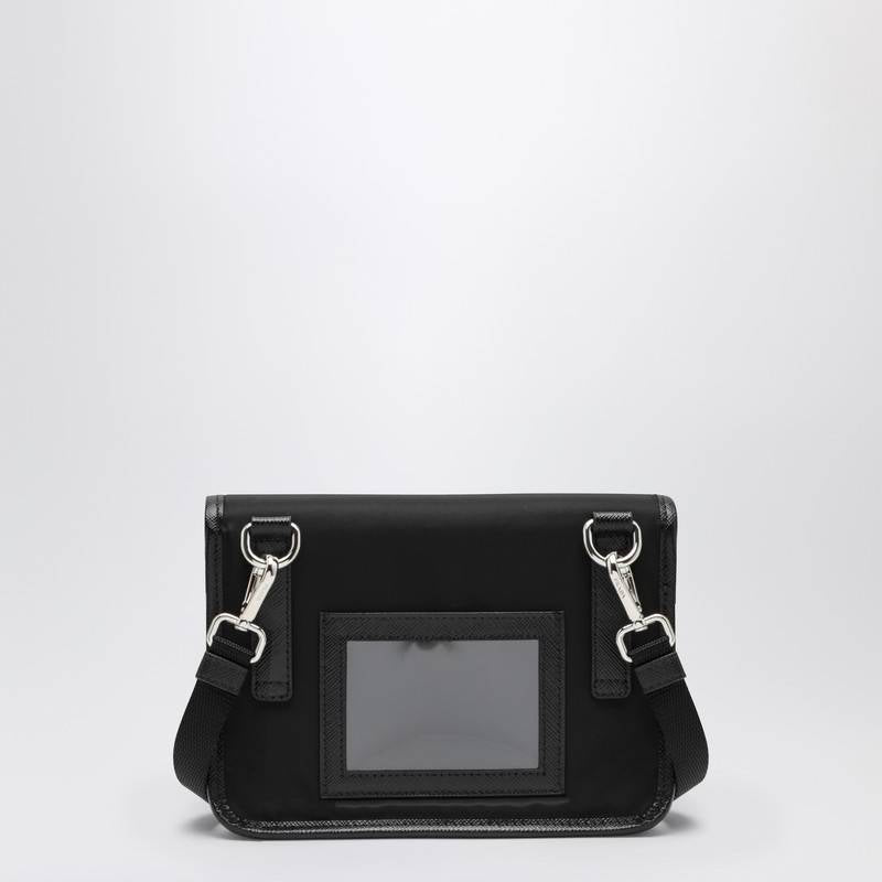 Prada Black Re-Nylon and Saffiano phone holder 2ZH1082DMHQ_PRADA-F0002