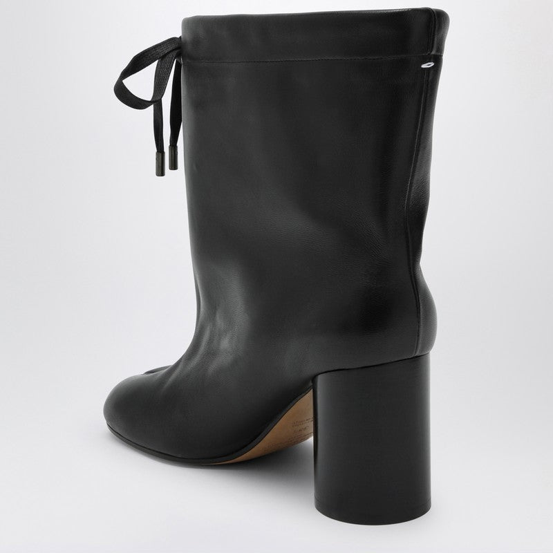 Maison Margiela Black Tabi boot with drawstring S58WU0416P7122P_MARGI-T8013