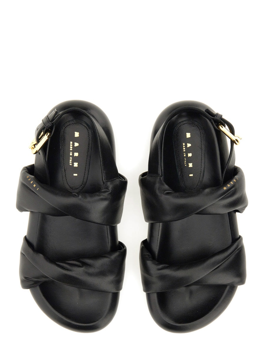 Marni LEATHER SANDAL SAMS019603P544300N99