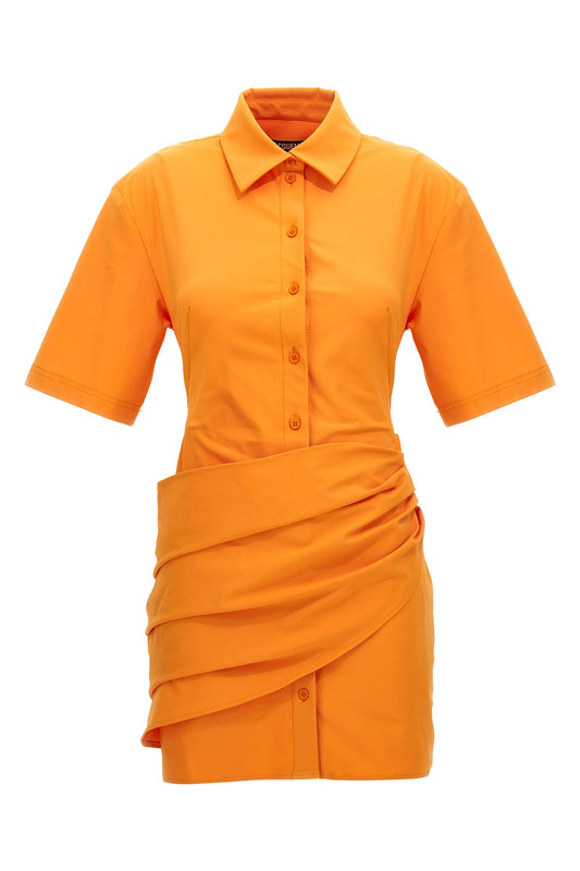 JACQUEMUS 'LA ROBE CAMISA’ DRESS 23E231DR053ORANGE