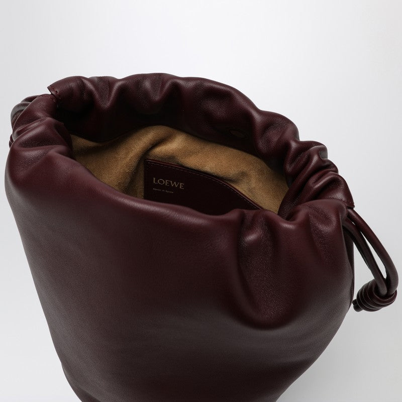 LOEWE Flamenco Purse Bucket Bag Dark Burgundy A411FPBX02LEP_LOEW-7240