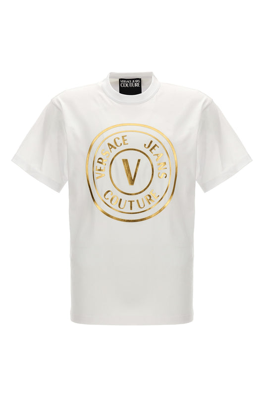 VERSACE JEANS COUTURE LOGO T-SHIRT 76GAHT04CJ00TG03