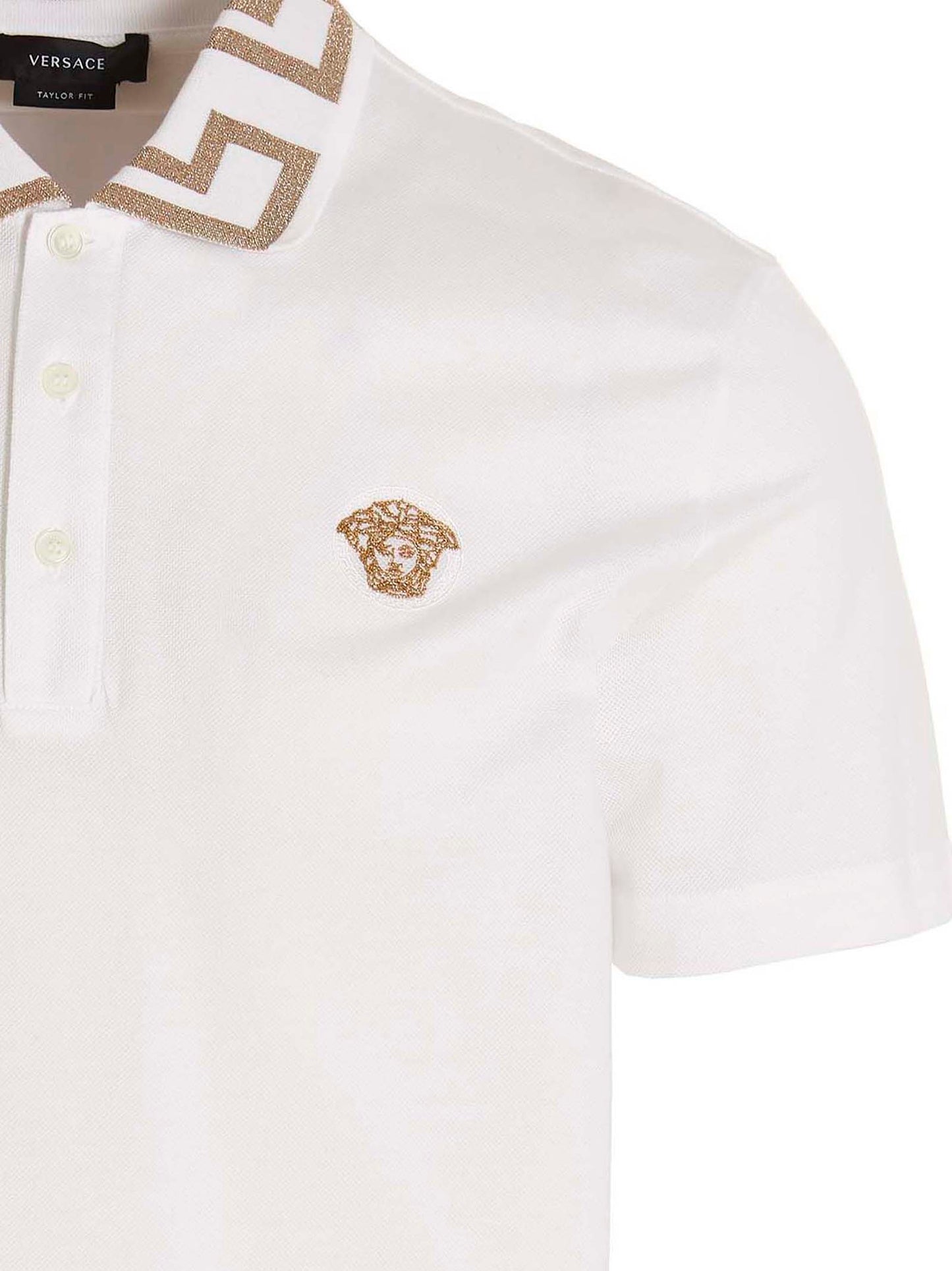 VERSACE 'GRECA' POLO SHIRT A874021A061991W000