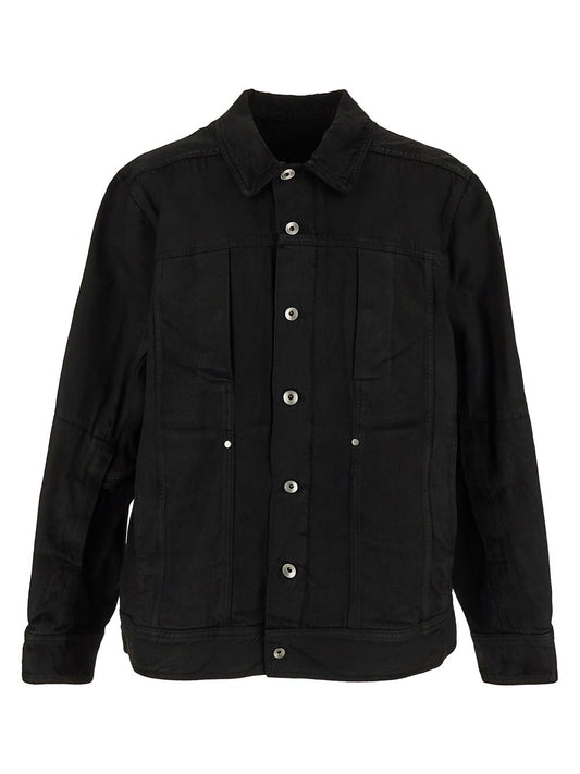 Rick Owens Denim Jacket black RR01D3704BW99