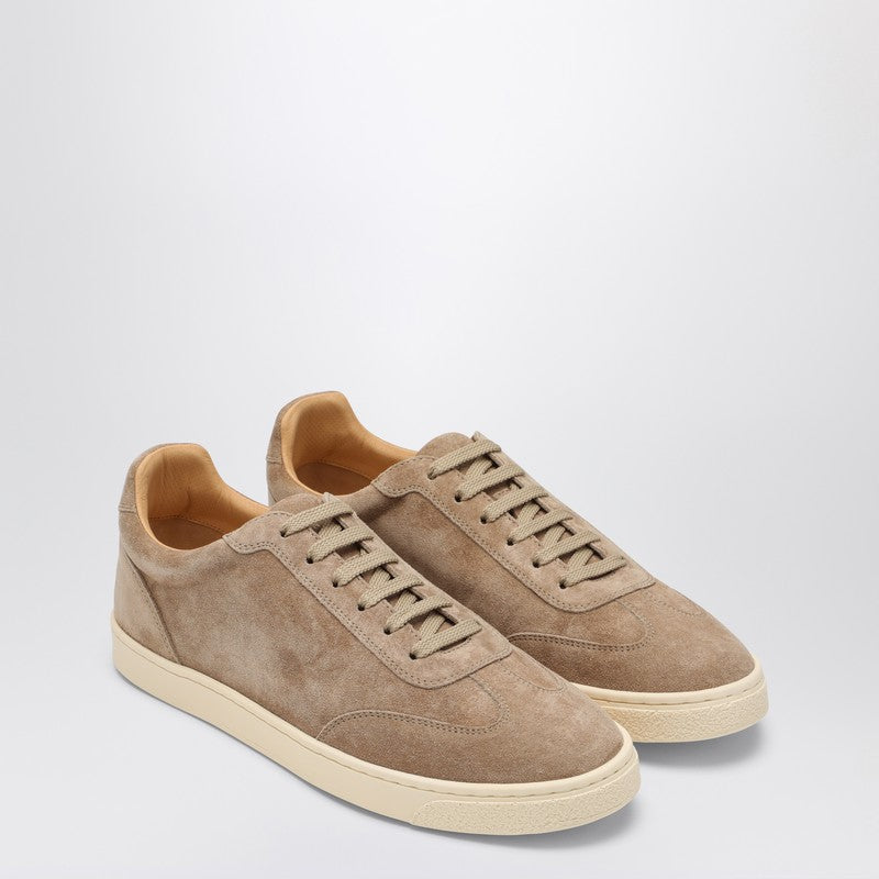 Brunello Cucinelli Beige suede sneaker MZUSILN311LEP_CUCIN-C8051