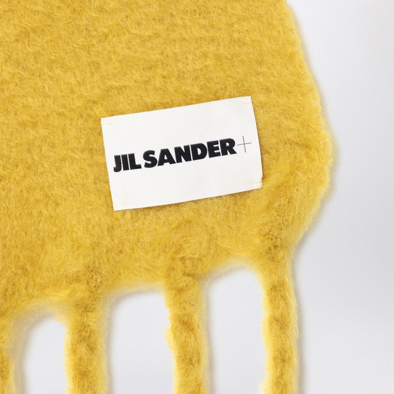 Jil Sander Yellow mohair blend scarf J40TE0118J40041P_JILSA-815