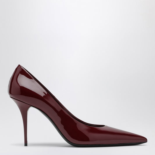 Saint Laurent Dark red patent leather Norma pumps 8136871TV00P_YSL-6117