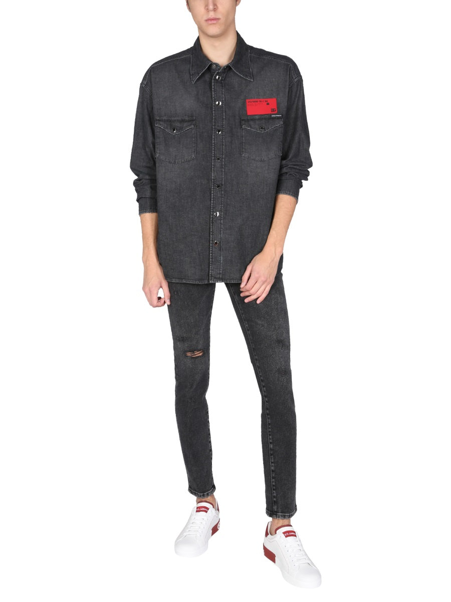 Dolce & Gabbana DENIM SHIRT G5IH1DG8ER1S9001