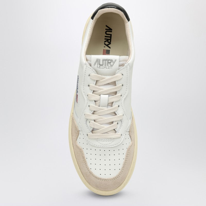 AUTRY Medalist sneakers in white/black leather AULWLS21P_AUTRY-LS21