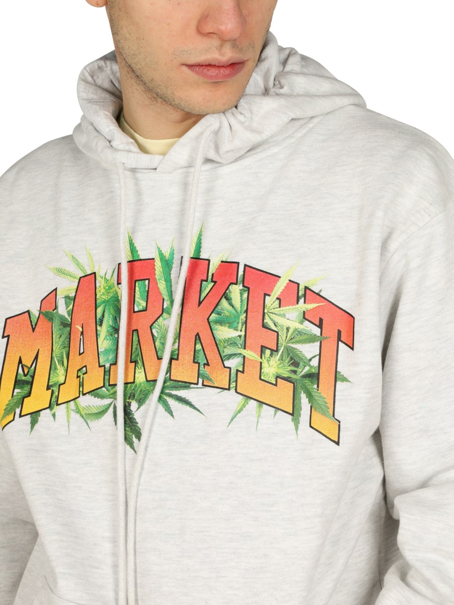 MARKET LOGO PRINT SWEATSHIRT  397000351ASHGREY