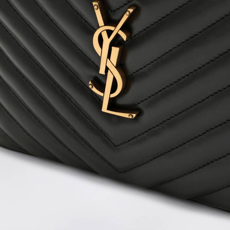 Saint Laurent Lou black quilted leather bag 761554DV707P_YSL-1000