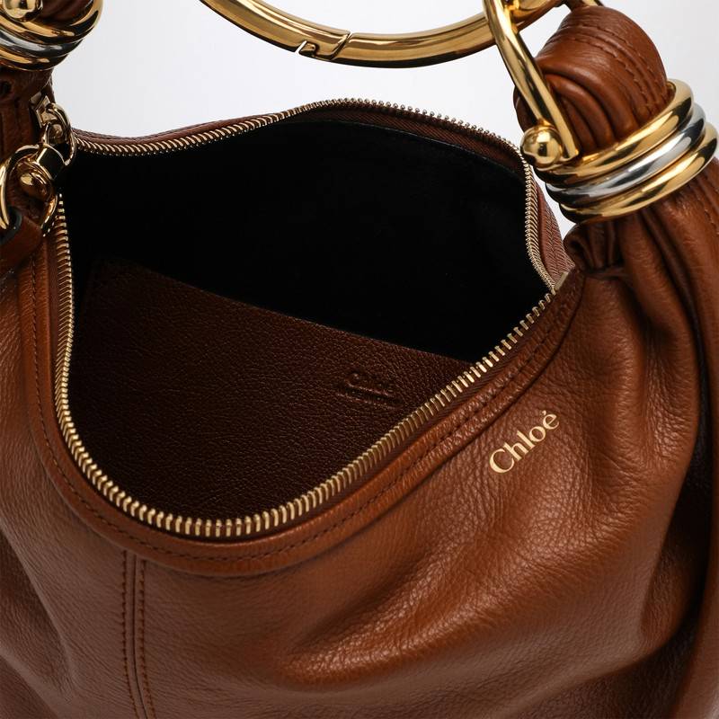 Chloé Small Bracelet Hobo bag clay brown CHC24AS611N72P_CHLOE-26M