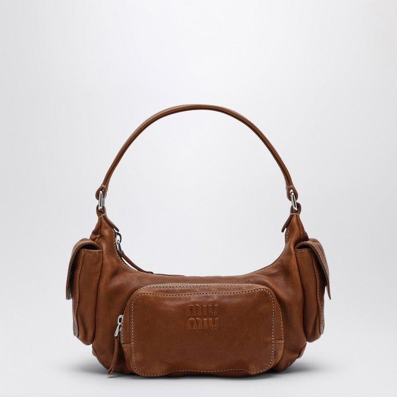 MIU MIU Caramel Pocket Bag 5BC146OOO2CRLO_MIU-F098L