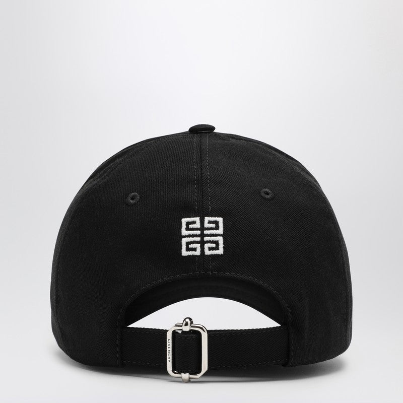 GIVENCHY Black logo-embroidery baseball cap BPZ022P0PXP_GIV-001