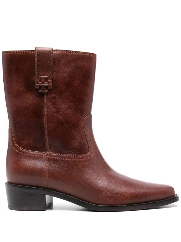 TORY BURCH Boots Leather Brown 158829200