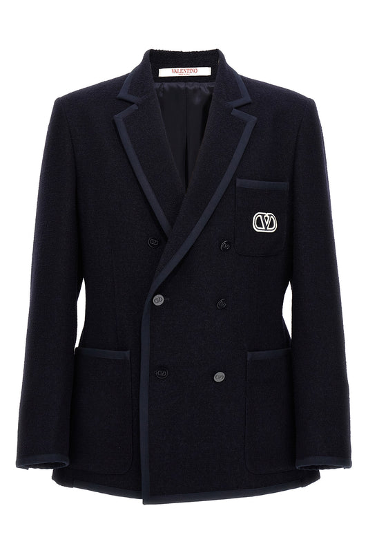 Valentino Garavani VALENTINO 'VLOGO SIGNATURE' BLAZER 4V3CEE61911598