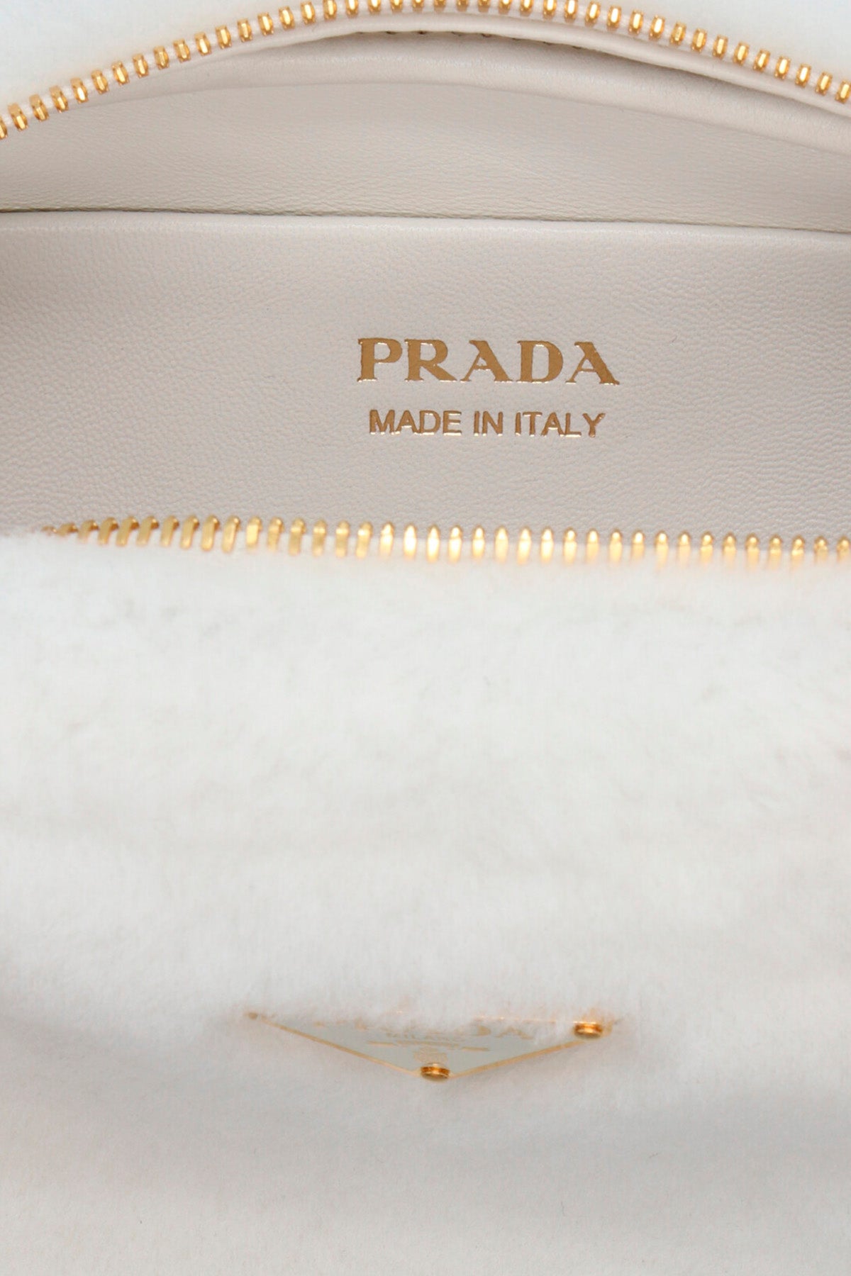 Prada SHEARLING CROSSBODY BAG 1BH192V3OO2EC9F0009