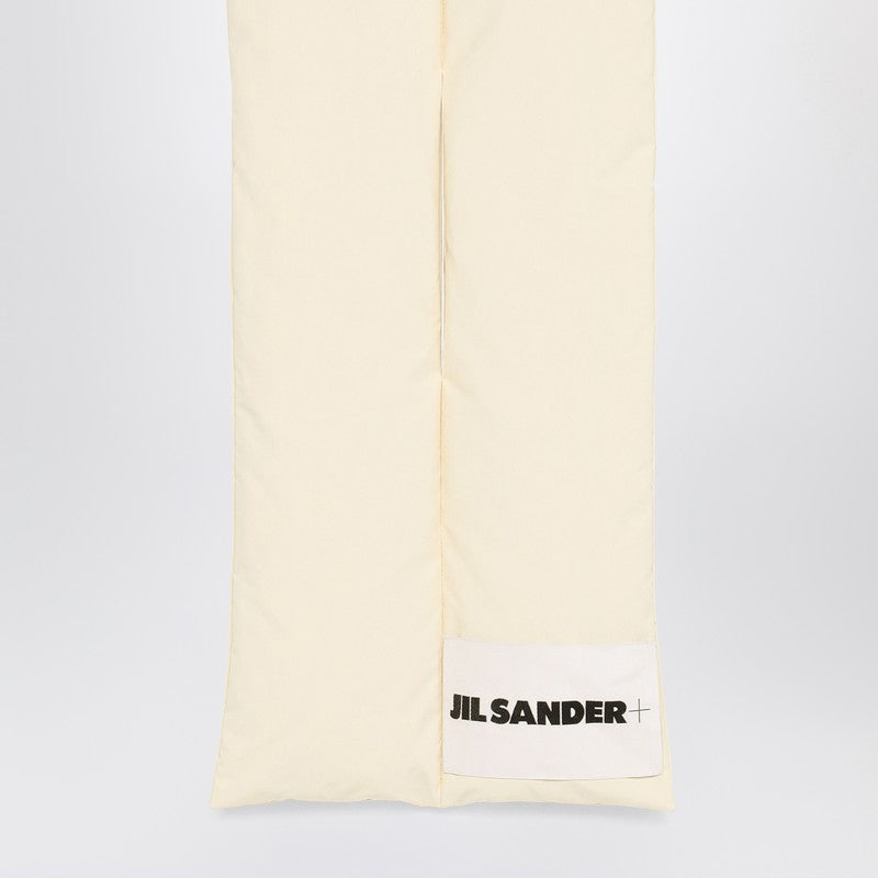 Jil Sander Beige padded scarf with logo J47TE0001J70008P_JILSA-279