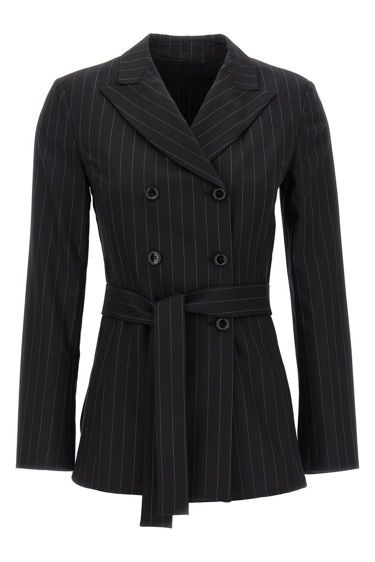 Max Mara DOUBLE-BREASTED PINSTRIPE BLAZER GABBIA006