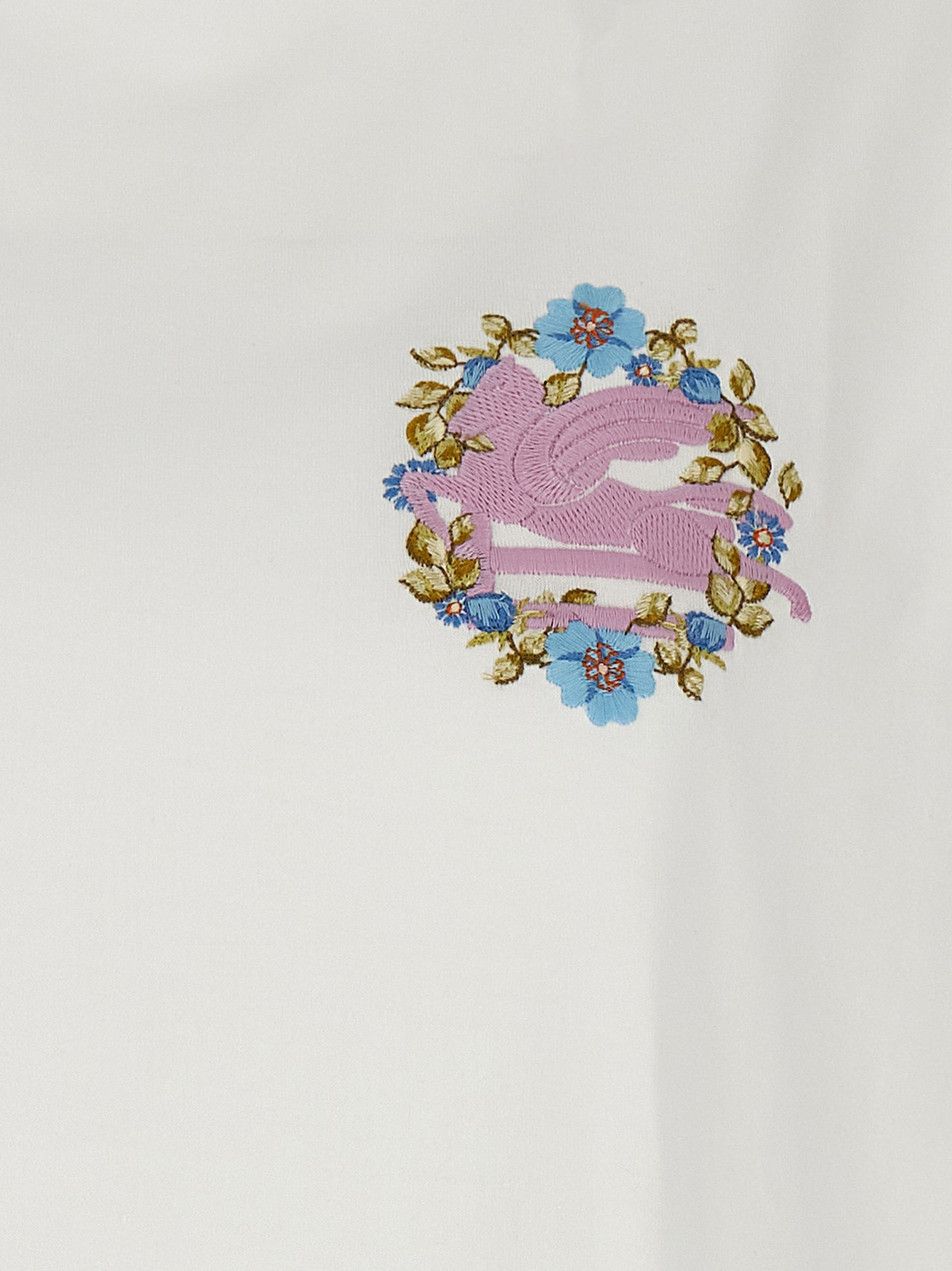 ETRO LOGO EMBROIDERY T-SHIRT WRJB0006AC036W0011