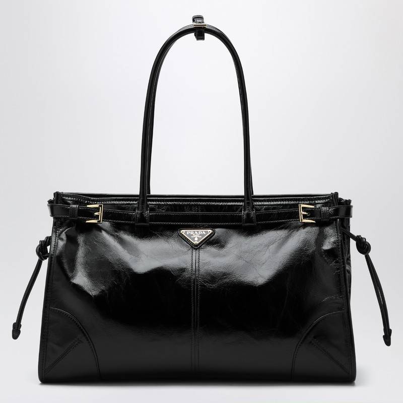 Prada Large black leather handbag 1BA433MOO2CYRQ_PRADA-F0002