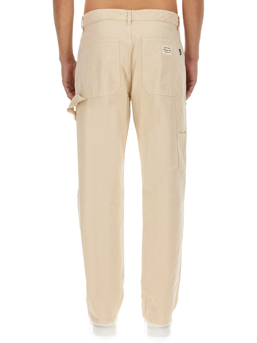 AWAKE NY PANTS "PAINTER" PA003OFFWHITE