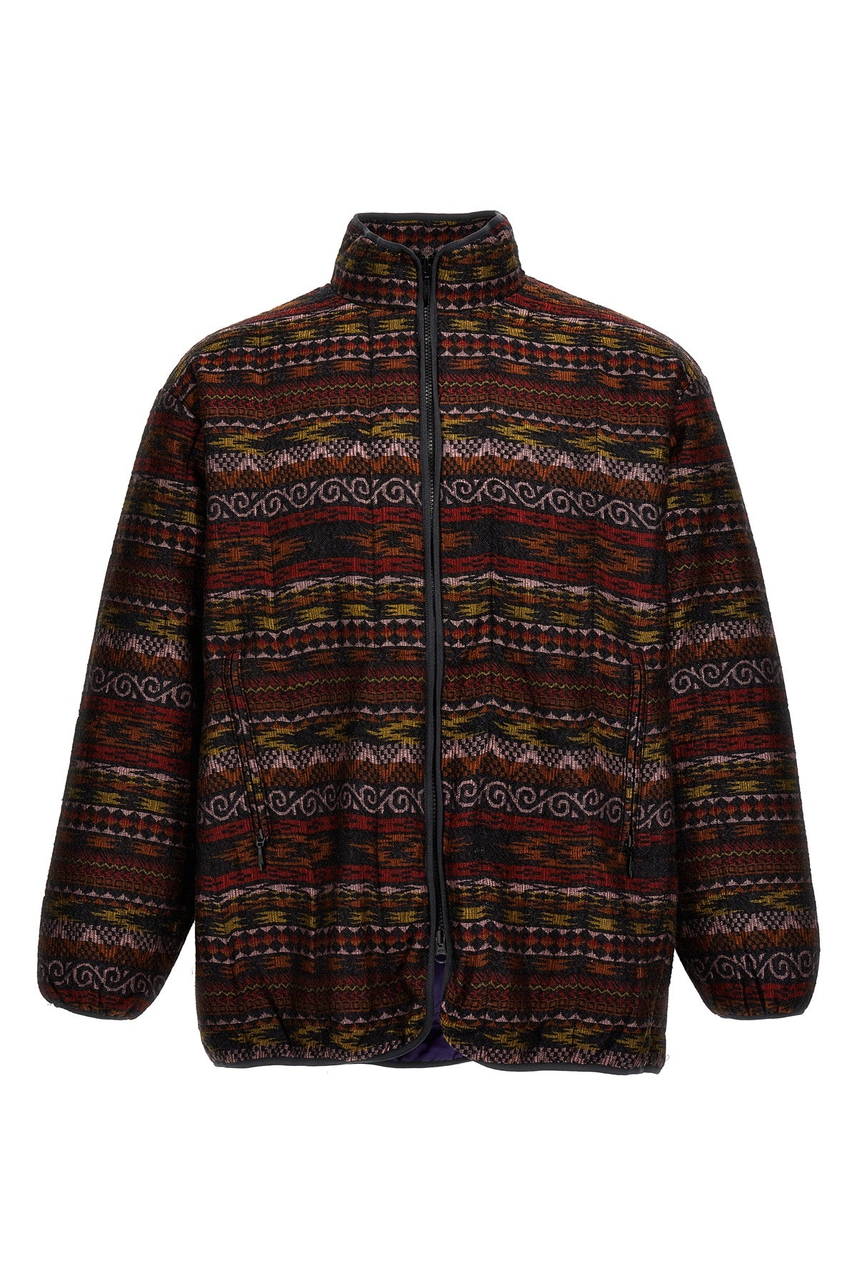 Needles JACQUARD JACKET NS093ACHARCOAL