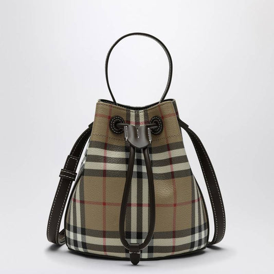 Burberry Check pattern mini bucket bag 8100488155142P_BURBE-A1336