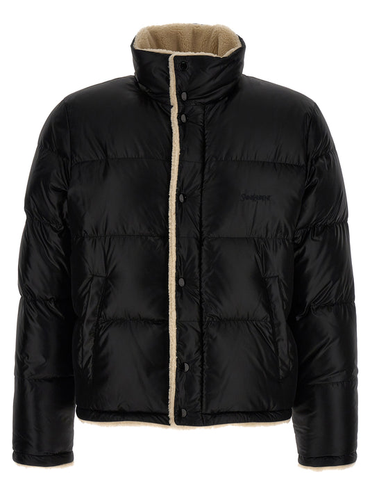 Saint Laurent FAUX SHEARLING LINING DOWN JACKET 745644Y9G121001