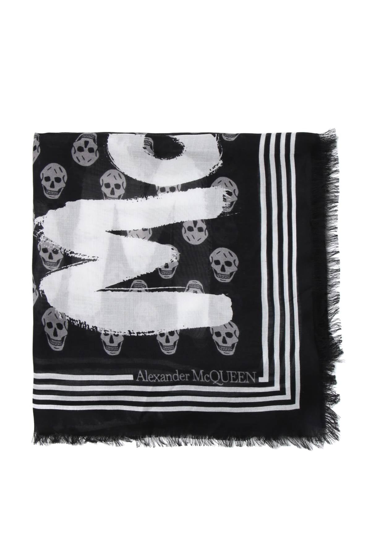 Alexander McQUEEN Scarf black 6611494418Q1078