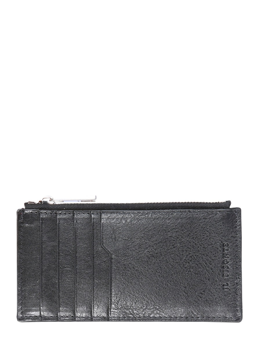 IL BISONTE FICTIVE VERTICAL WALLET SVW001POX001BK301