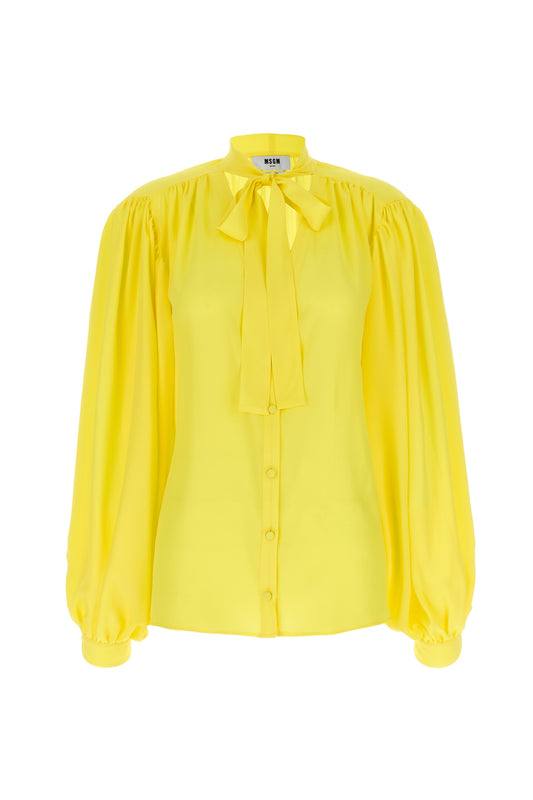 MSGM BOW SHIRT 3641MDE2424710606