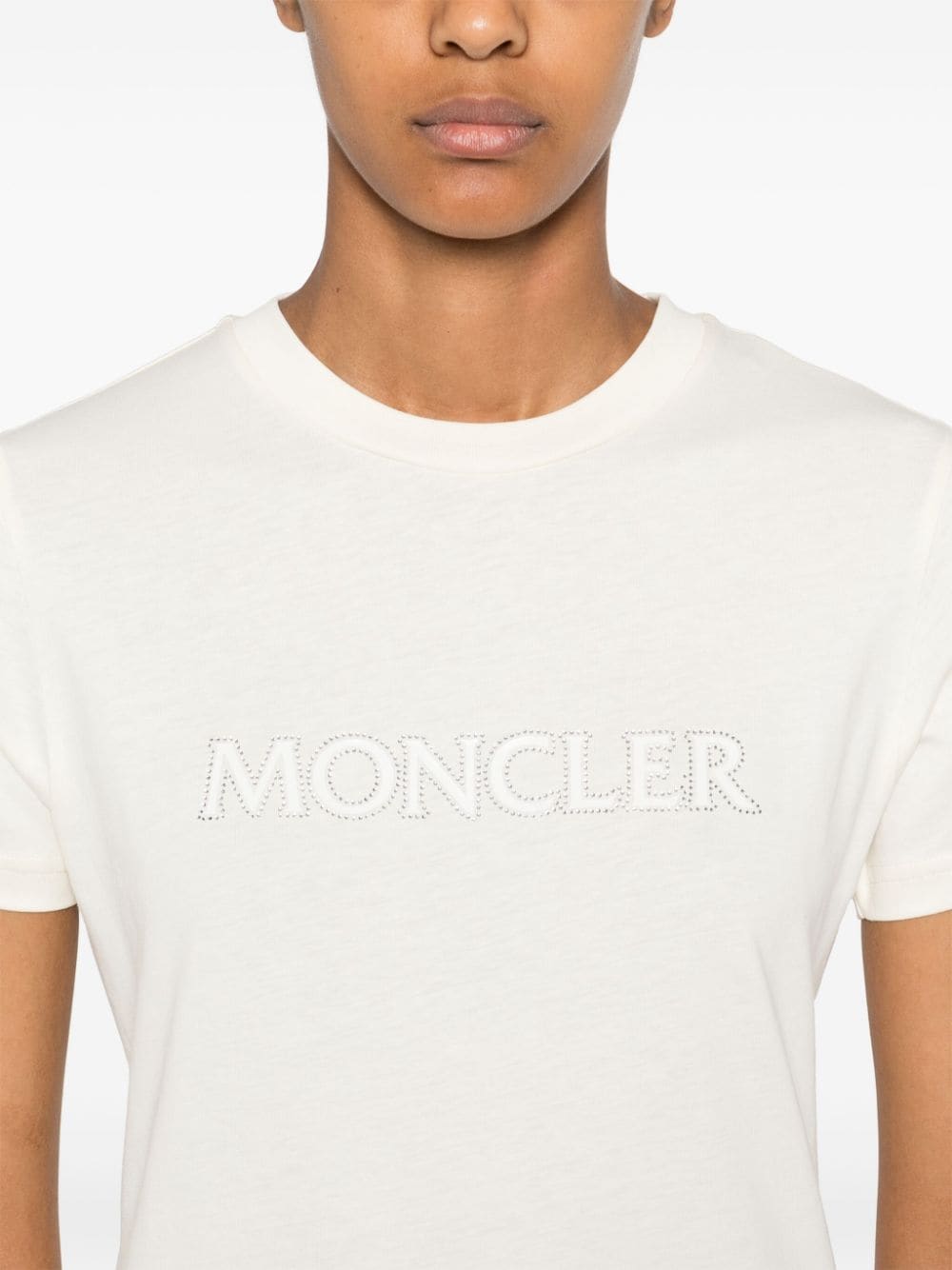 Moncler T-shirts and Polos White 8C0002189AIJ034