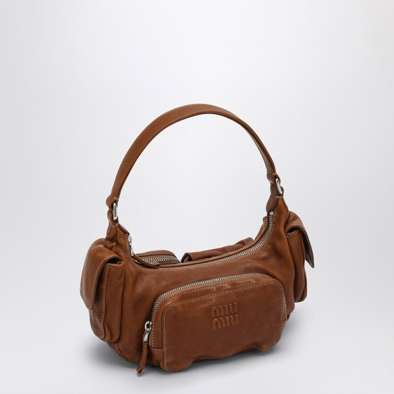 MIU MIU Caramel Pocket Bag 5BC146OOO2CRLO_MIU-F098L