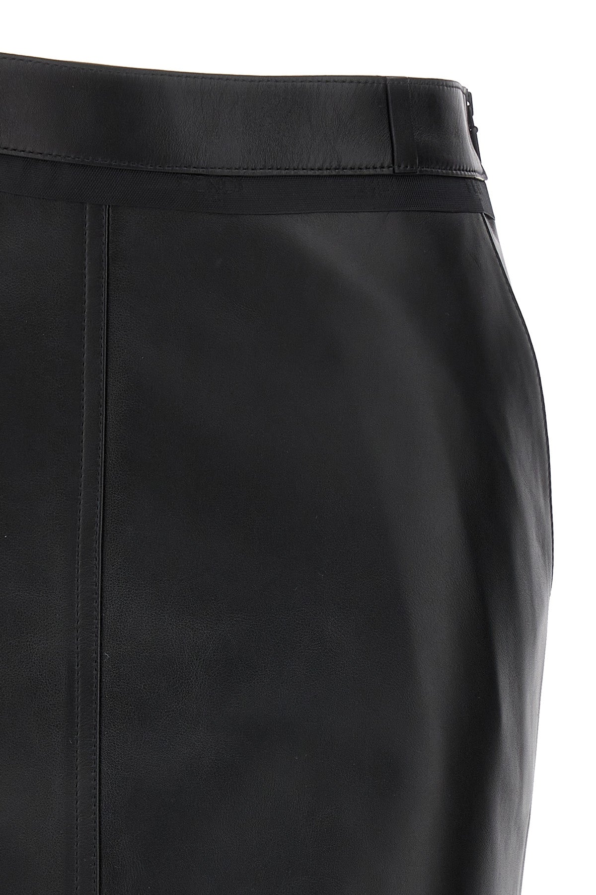 FENDI LEATHER MIDI SKIRT FPD774AQ31F0GME