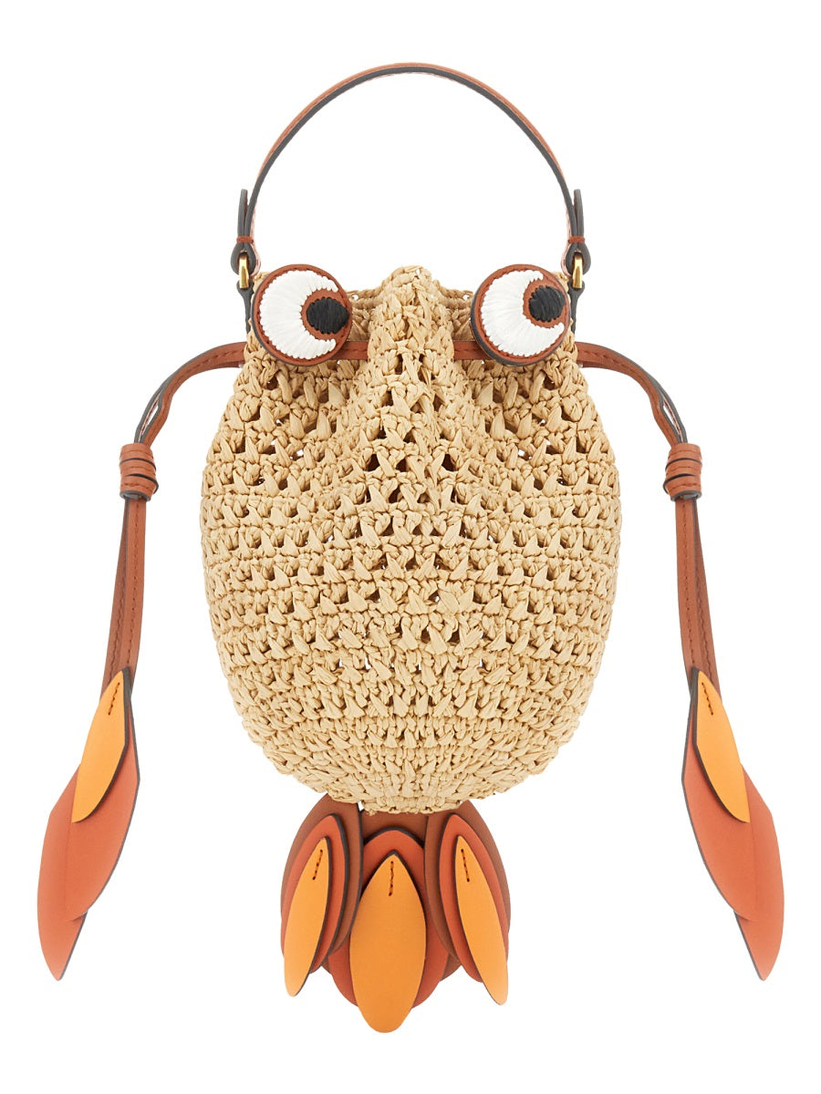 ANYA HINDMARCH "GOLDFISH" SHOULDER BAG 190657NATURAL