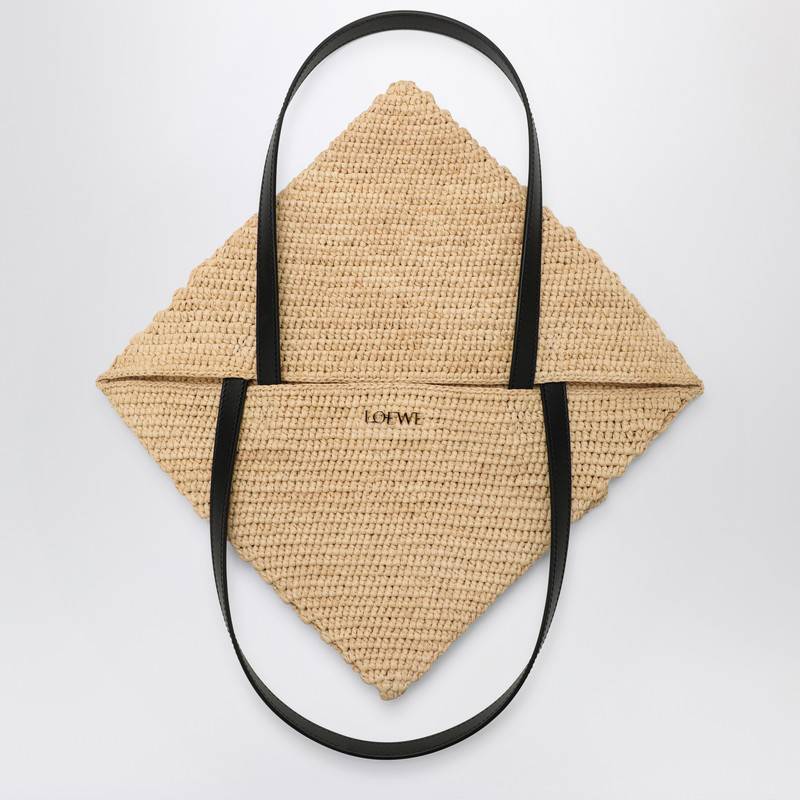 LOEWE Natural Raffia Puzzle Fold Tote Bag A779G50X08NFQ_LOEW-2123