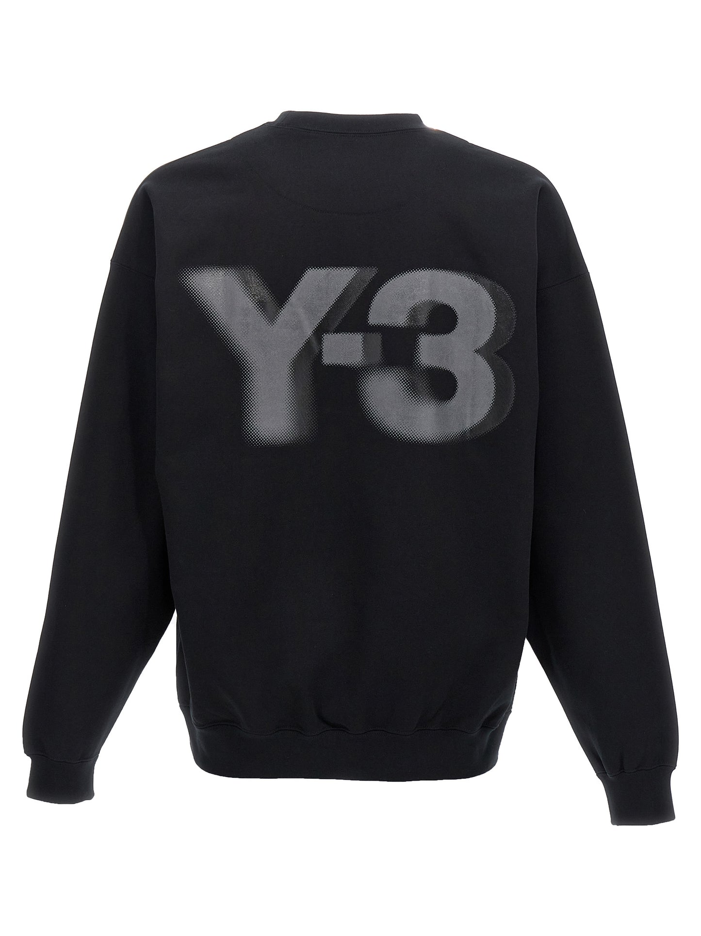 Y-3 LOGO PRINT SWEATSHIRT JE9276BLACK