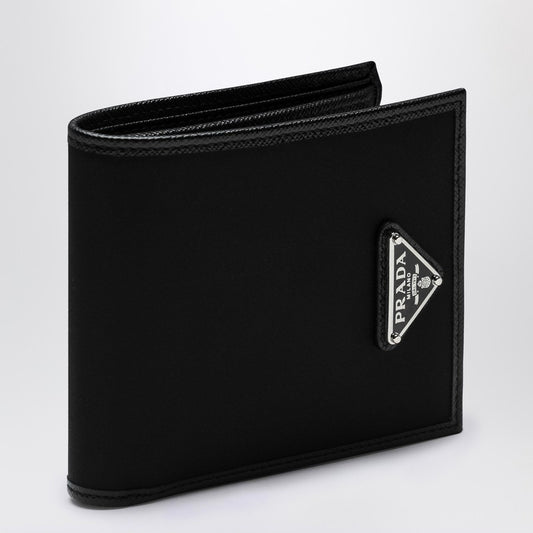 Prada Black Re-Nylon wallet with logo triangle 2MO7382DMHP_PRADA-F0002