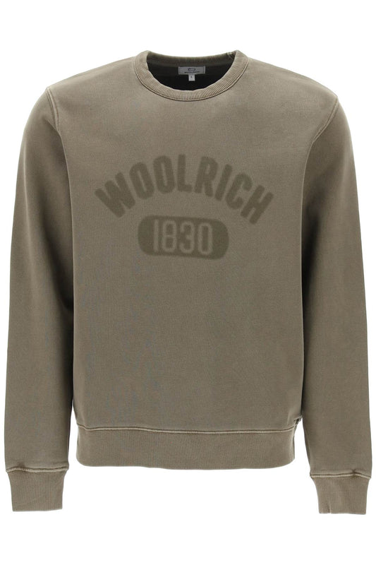 WOOLRICH "round neck sweatshirt with faded logo CFWOSW0221MRUT36866178