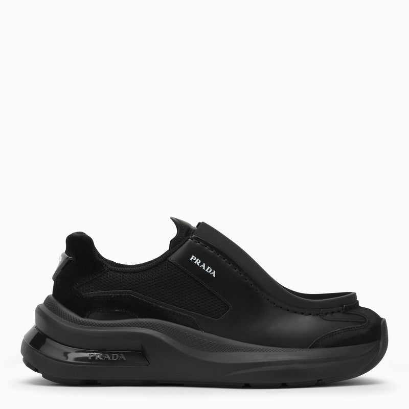 Prada Black leather Systeme trainer 1E492N0653C37N_PRADA-F0002