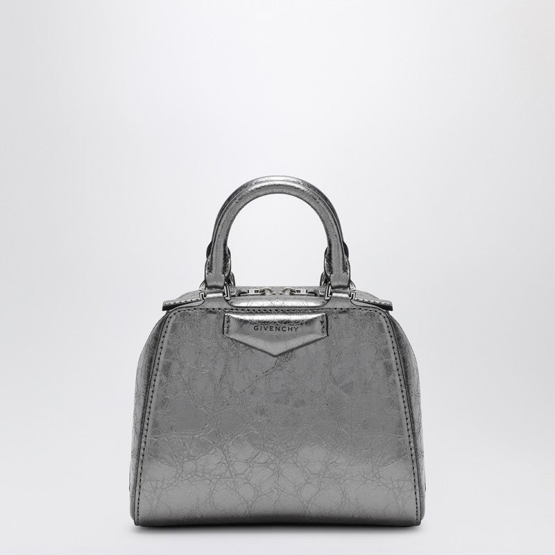 GIVENCHY Silver grey Antigona Cube nano bag BB50ZUB1Q9P_GIV-070