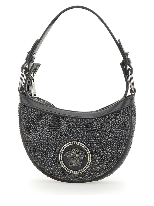 VERSACE MINI HOBO BAG WITH CRYSTALS 10098191A064871B00E