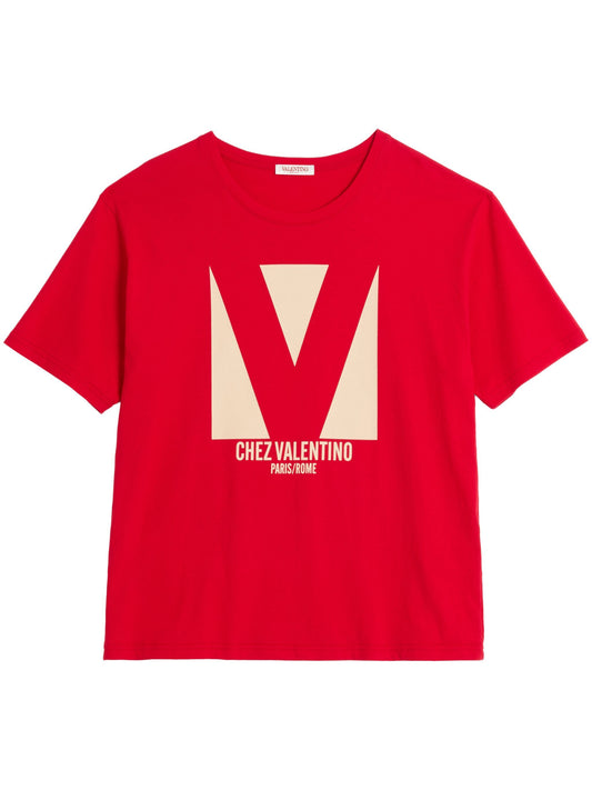 Valentino Garavani T-shirts and Polos Red 6V3MG16PAQ9157